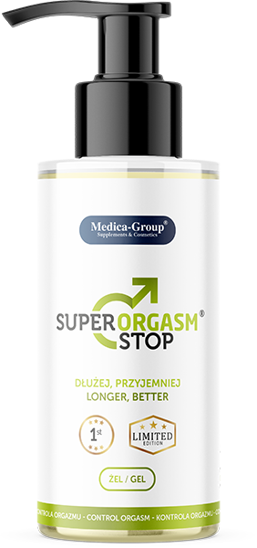 Super Orgasm Stop - żel - mockup